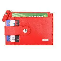 Кредитница ESSE КРИС RED кожа алый, фото №1