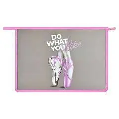 Папка д/тетр А4 пластик молния Будь разной Феникс, фото №1