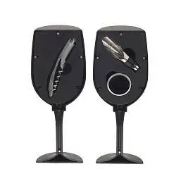 Набор сомелье (3 предмета), L9 W9 H23 см, фото №1