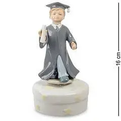 Муз фигурка Выпускник фарфор CMS-21/6, фото №1