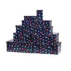 Коробка подарочная "Носочки и подарки" 23,5*15,5*10 см 10-7, фото №1