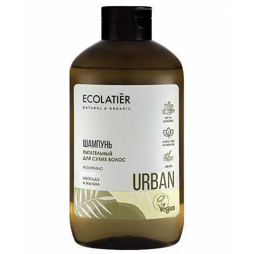 Шампунь Ecolatier URBAN Питательный Авокадо&Мальва 600мл, фото №1