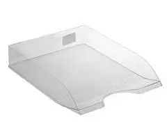Лоток горизонтальный ДЕЛЬТА прозрачный, фото №1