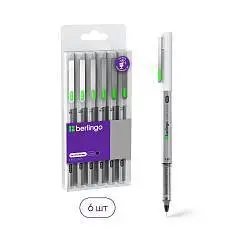 Набор капиллярных ручек Berlingo "Precision" черные, 6шт., фото №1