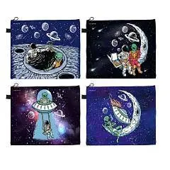 Папка д/тетр А4 пластик молния На чиле в космосе Colorio, фото №1