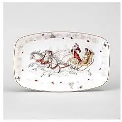 Блюдо Морозко прямоугольное 25х16х3см, фото №1