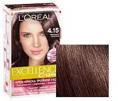 Краска д/в L`Oreal Paris Excellence 4.15 Морозный шоколад, фото №1