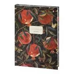 Блокнот А4 160л кл "FLORA.ГРАНАТ" тв.обл, фото №1