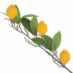 Ветка искусственная "Лимон" L13 W13 H65 см, фото №1