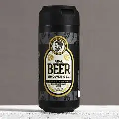 Гель д/душа пиво Hard line 400 мл аромат хвои, фото №1