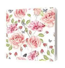 Салфетки BG "Цветы" Цветущий сад 33*33, 3 сл, фото №1