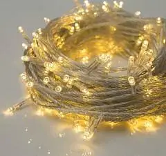 Гирлянда эл. LED-200-220V, 20м, силикон, 8 р, т/белый, фото №1