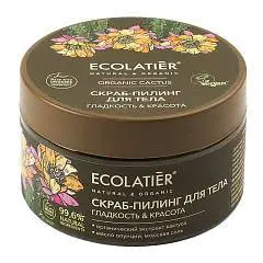 Скраб-пилинг д/т ECOLATIER GREEN Гладк&Красота 300гр, фото №1