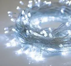 Гирлянда эл. LED-200-220V, 20м, силикон, 8 р, белый, фото №1