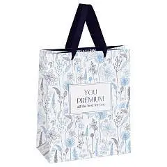 Сумка подарочная "Beauty " фольга 18*23*10см, фото №1