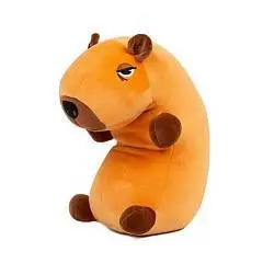 Игрушка мягкая Капибара 37см бежевый, фото №1