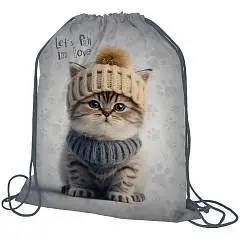 Сумка для обуви "Cat in Hat" 48х38см, увеличенный, фото №1