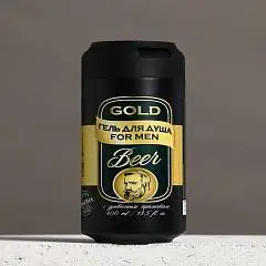 Гель д/душа пиво Hard line 400 мл древесный аромат, фото №1