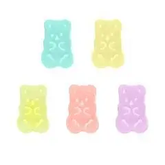 Набор ластиков MESHU "Candy Bear" 5шт., ПВХ, 20х15х9мм, фото №1