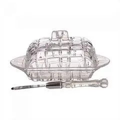 Масленка коллекция "Муза" 11х17см + нож, фото №1