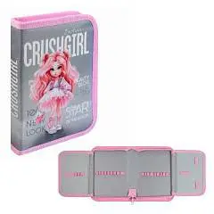 Пенал школьный Красотка б/наполнения 13.3*20*3.5см, фото №1