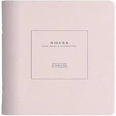 Тетрадь 40л КЛЕТКА  "Notes", розовый, фото №1