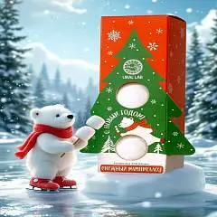 Бомбочки д/ванны С Новым годом маршмеллоу 3шт?120 г, фото №1