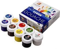 Гуашь 9цв 20мл Луч Классика, фото №1