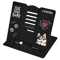Подставка д/учебн и книг"deVENTE.Cute Husky" 15,4x15,2 см, метал, фото №1