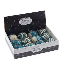 Шар елочный 8 см пластик, фото №1