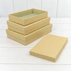 Коробка подарочная "Крафт" плоск 28*18*6 см 3-3, фото №1