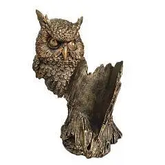 Подставка под бутылку "Филин" (бронза), фото №1