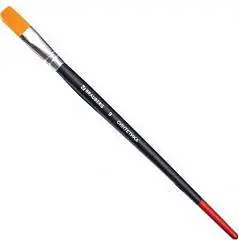 Кисть BRAUBERG синтетика плоская №9, фото №1