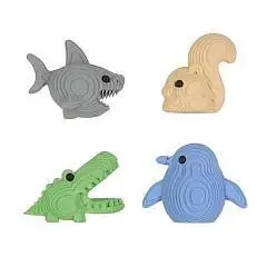 Ластик "HappyGraphix. Прикольные Зверушки" микс, фото №1