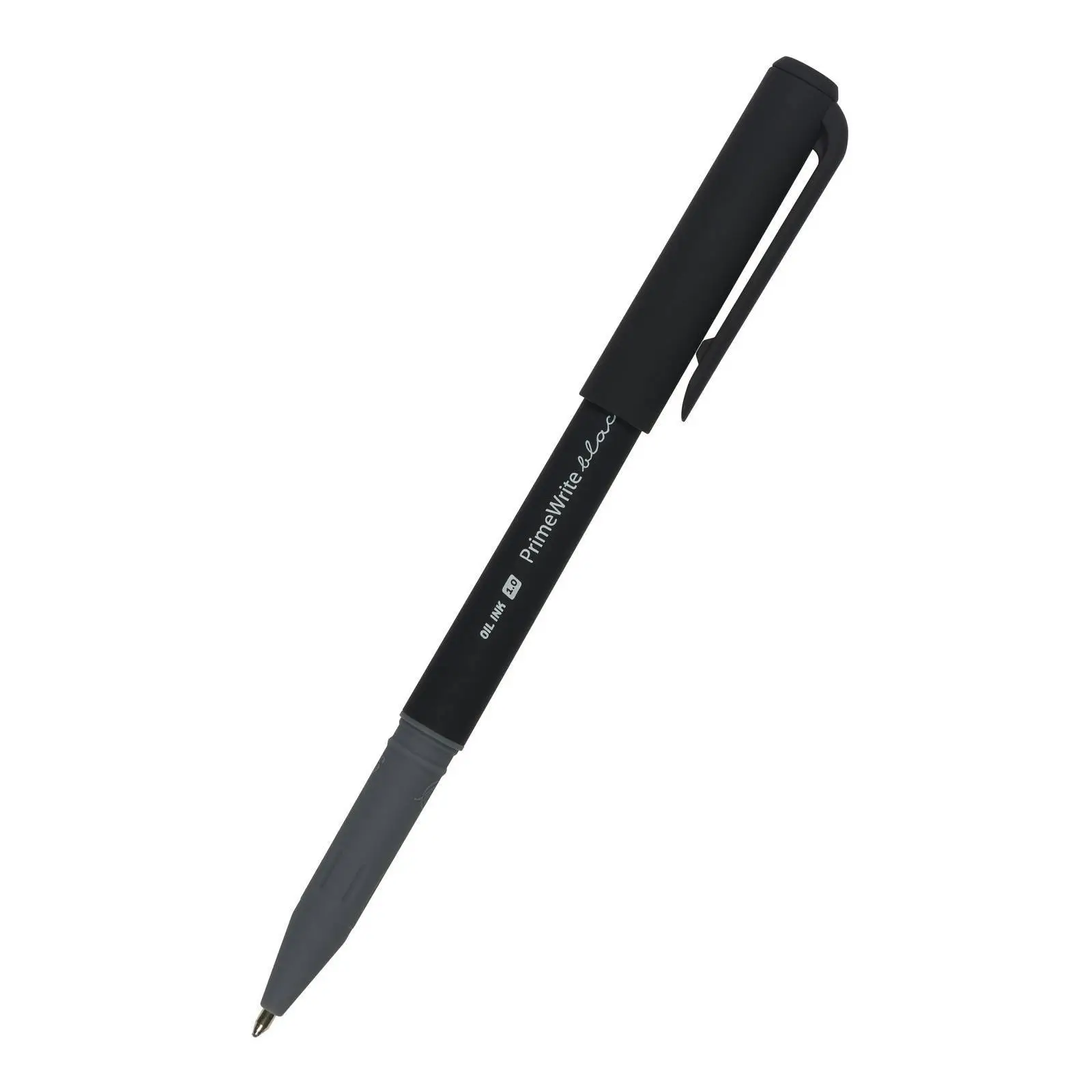 Ручка на масляной основе "PrimeWrite. Basic Black" 0.7 мм, синяя, фото №1