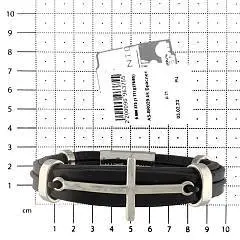 Браслет (нат. кожа, сталь), фото №1