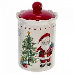 Ёмкость д/сыпучих продуктов "Новогодний подарок" 1450 мл, фото №1