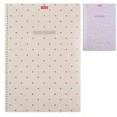 Тетрадь А4 96л ЛИНИЯ "LOVE IS…" на спирали, фото №1