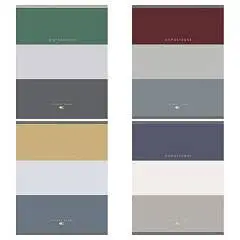 Тетрадь 80л КЛЕТКА "Disposition", матовая лам, тиснение фольгой,, фото №1