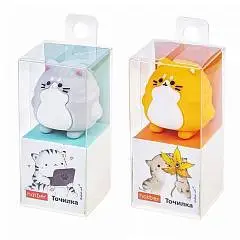 Точилка Hatber ROTOCAP, без контейнера, ассорти, фото №1