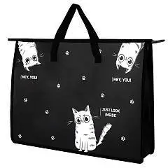 Папка д/ худ А3 пластик молния 500мкм Три кота Феникс, фото №1