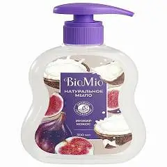 Жидкое мыло BioMioс экстрактом ИНЖИРА и маслом КОКОСА, 300 мл, фото №1