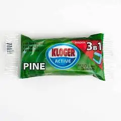 Блок для унитаза Kloger сменный с гел. встав., лесной 40г., фото №1