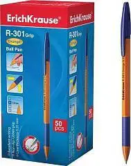 Ручка шариковая R-301 Orange Stick&Grip, синяя, 0,7мм, фото №1