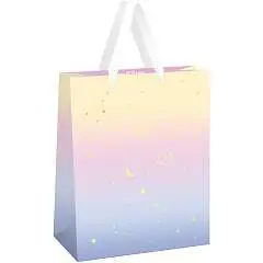 Сумка подарочная "Universe" 26*32*12см  фольга, фото №1