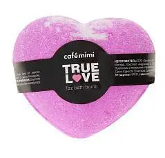 Бурлящий шар д/в Cafe MIMI Настоящая любовь (роз) 115гр, фото №1