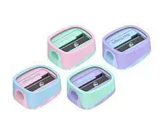 Точилка Berlingo "Haze" 1 отв., ассорти, фото №1