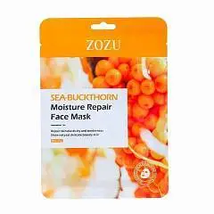 Маска д/л ткан ZOZU c экстрактом облепихи, увлажняющая, фото №1
