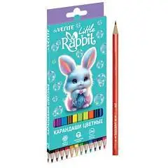 Карандаши цветн 12 цв "Маленький зайчик" шестигр deVENTЕ, фото №1
