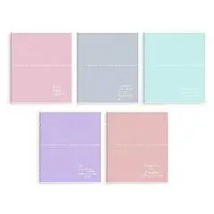 Тетрадь 96л КЛЕТКА "НЕЖНЫЕ ЦВЕТА" выб ТВИН лак, фото №1